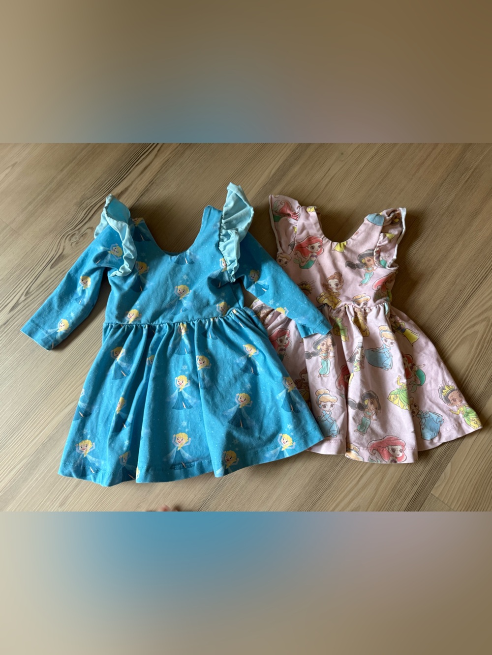 Monica + Andy Disney Princess Dress Bundle 12-18M Frozen Elsa Organic